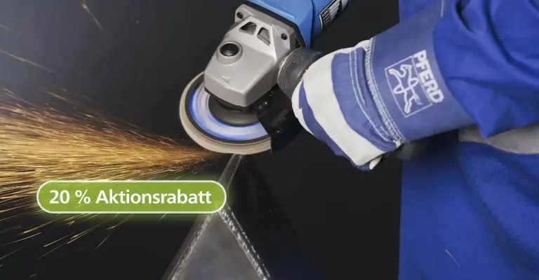 Zusätzlich 20 % Rabatt auf die Fächerscheibe POLIFAN PFF 125 Z40 SG POWER STEELOX!