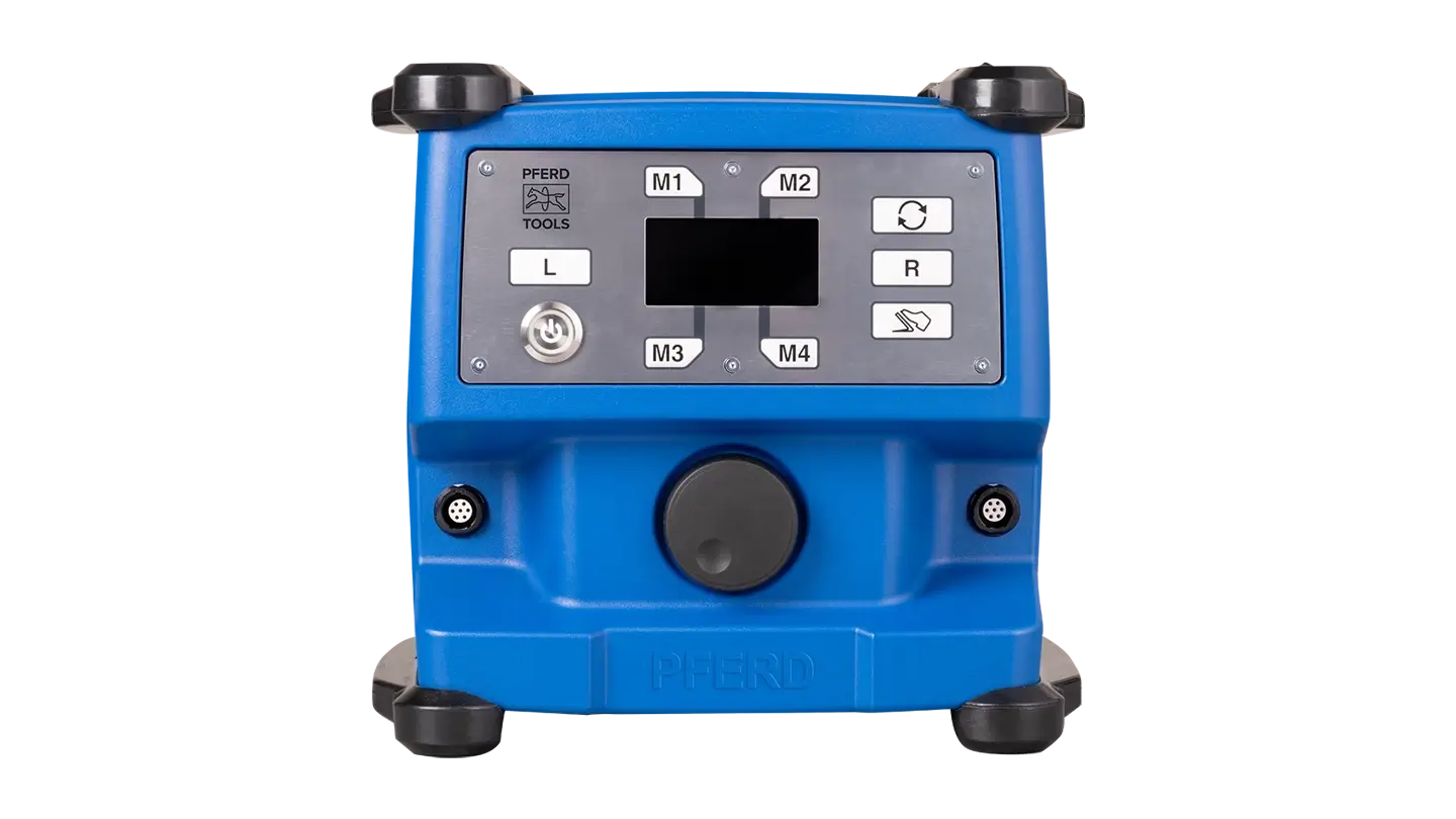 O sistema de acionamento RCK: Vista frontal